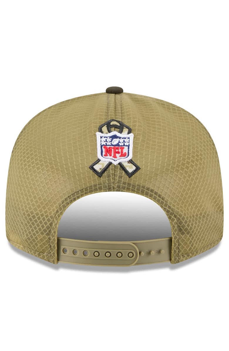 New Era Men's New Era Dark Green New York Jets 2025 Salute to Service Split Panel 9FIFTY Snapback Hat, Alternate, color, Dark Green
