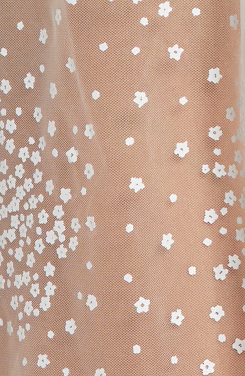 Coquette Long Lace Robe, Alternate, color, White