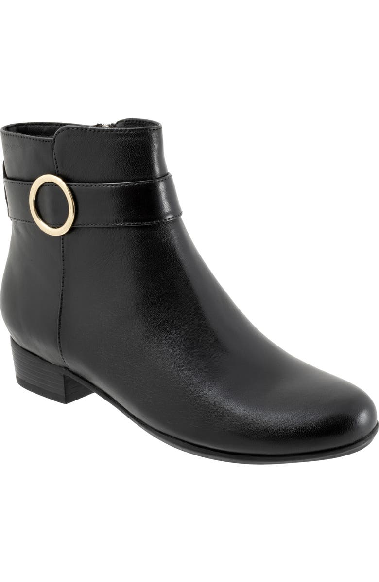Trotters Melody Bootie, Main, color, Black
