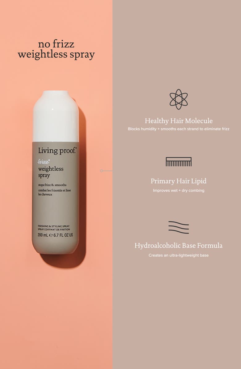 Living proof<sup>®</sup> No Frizz Weightless Spray, Alternate, color,