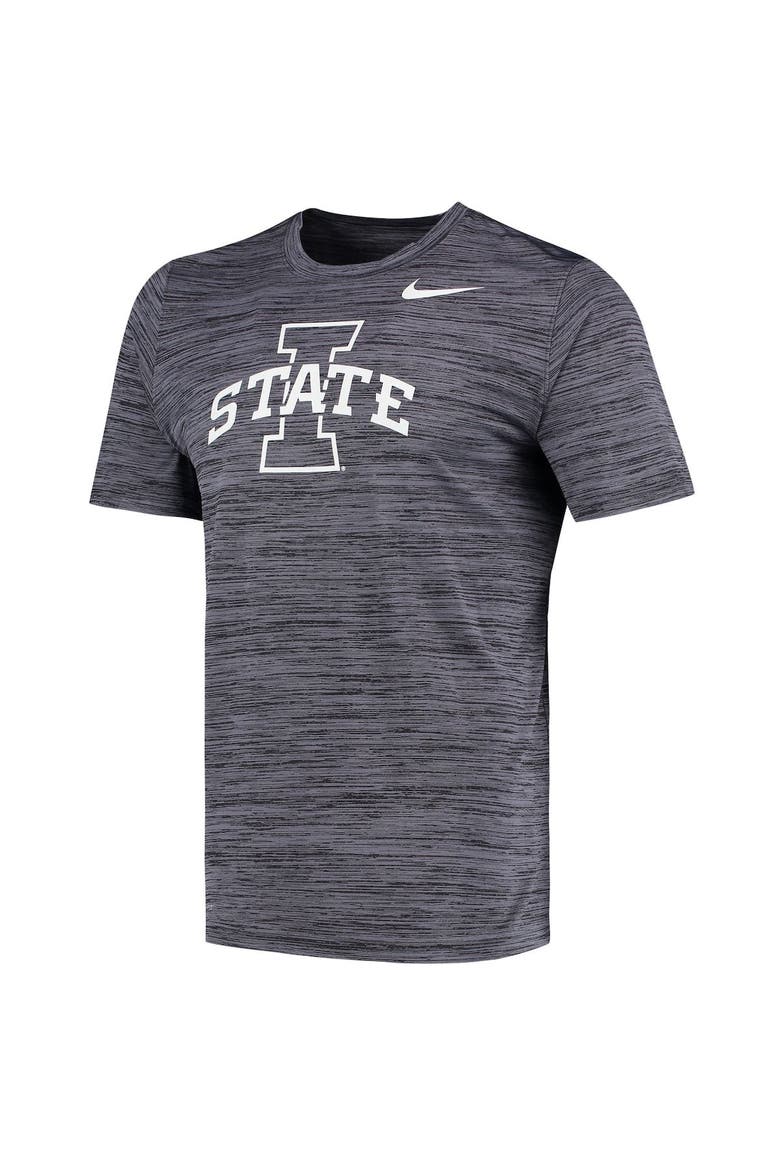 Men's Nike Black Iowa State Cyclones Tonal Velocity Legend Performance T-Shirt, Alternate, color, Black