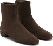 MANGO Round Toe Ankle Bootie