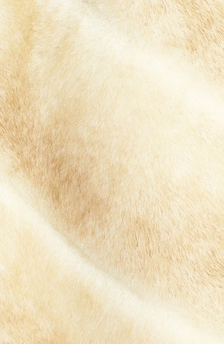 Eliza J Faux Fur Capelet, Alternate, color, 