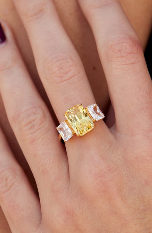 Savvy Cie Jewels Bold Radiant Cz Ring