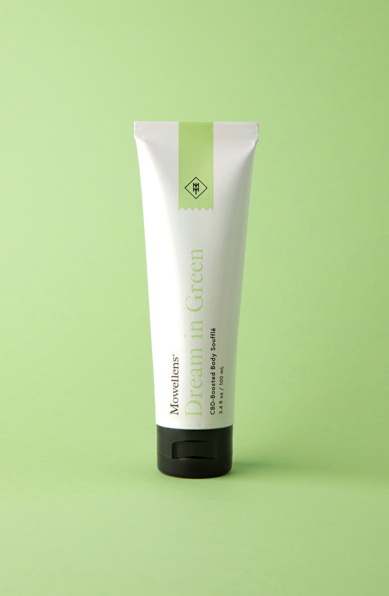 Mowellens Dream in Green CBD-Boosted Body Soufflé, Alternate, color,
