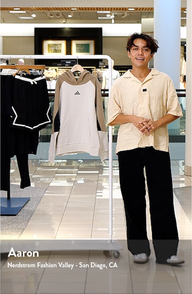 Kids' Colorblock Fleece Pullover Hoodie, sales video thumbnail