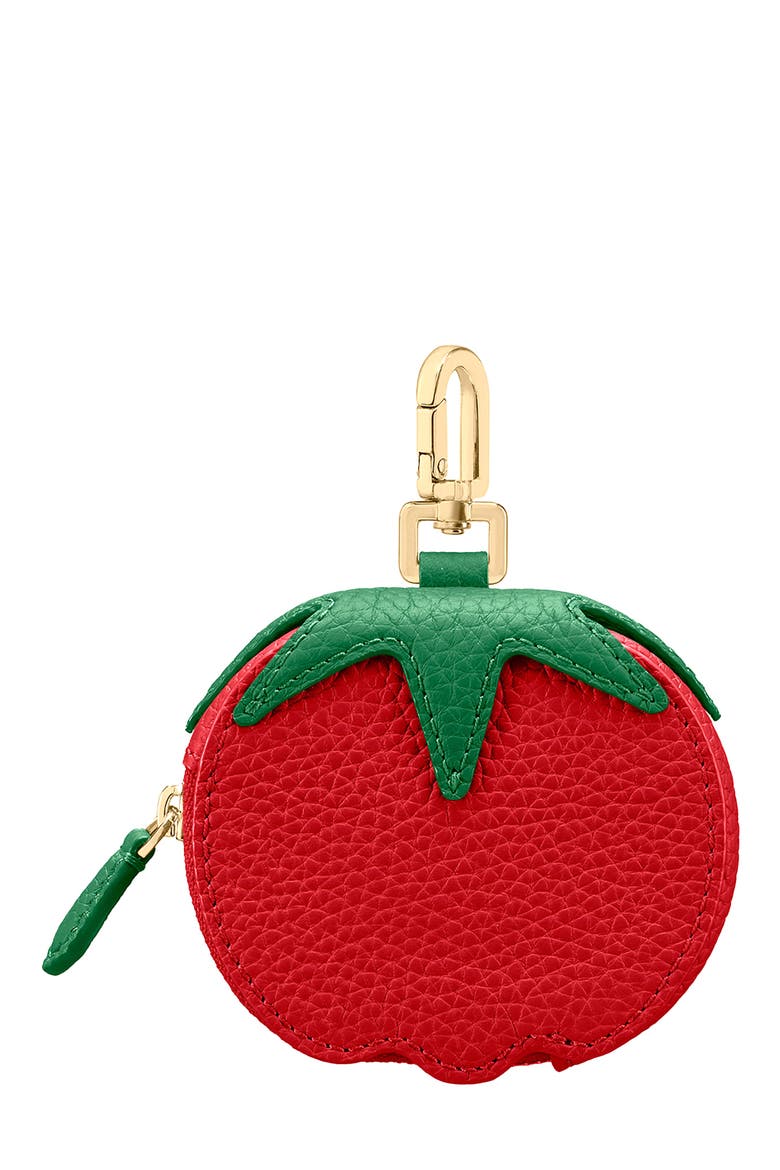 The SABRÉMOJI Fruit Coin Purse, Alternate, color, Tomato