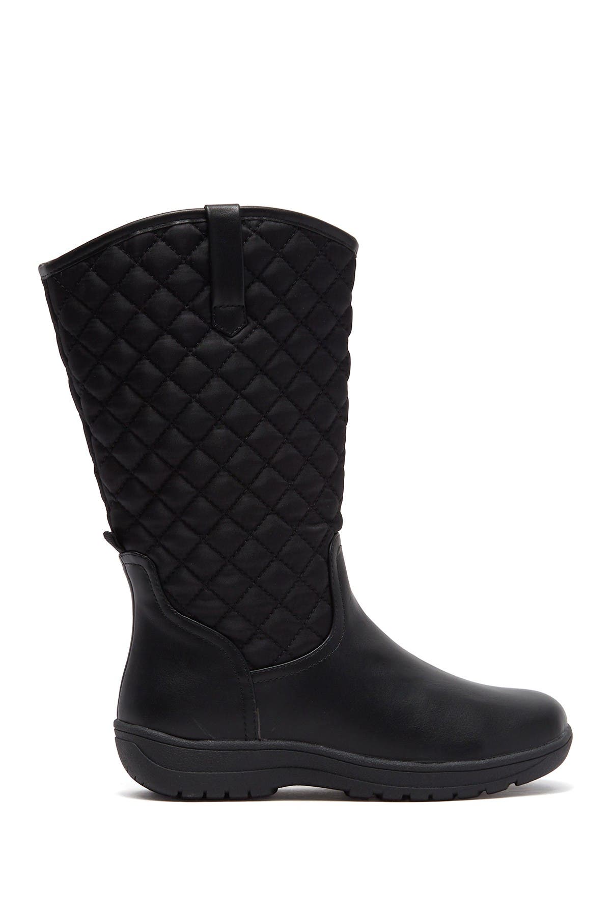 JOE FRESH Lugagne Quilted High Knee Boot, Alternate, color, 