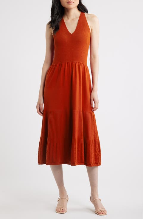 The Hazel Sleeveless Sweater Midi Dress
