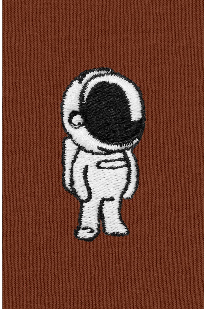 Astronaut Relaxed Midweight Fleece Crewneck Sweatshirt, Alternate, color, Clay