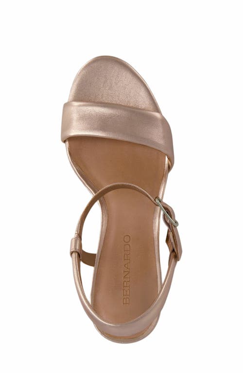 Bernardo Footwear Ventura Platform Sandal In Pink