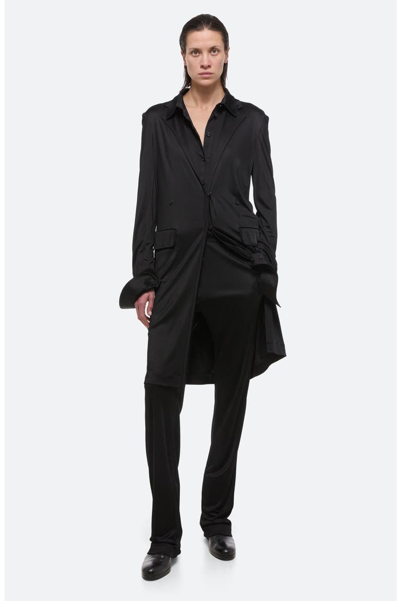 Long Fluid Jacket, Alternate, color, BLK