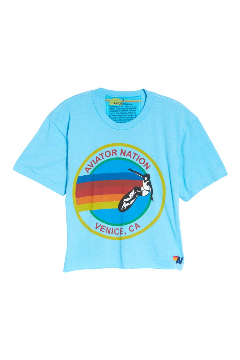 Graphic Tee, Alternate, color, NEON BLUE