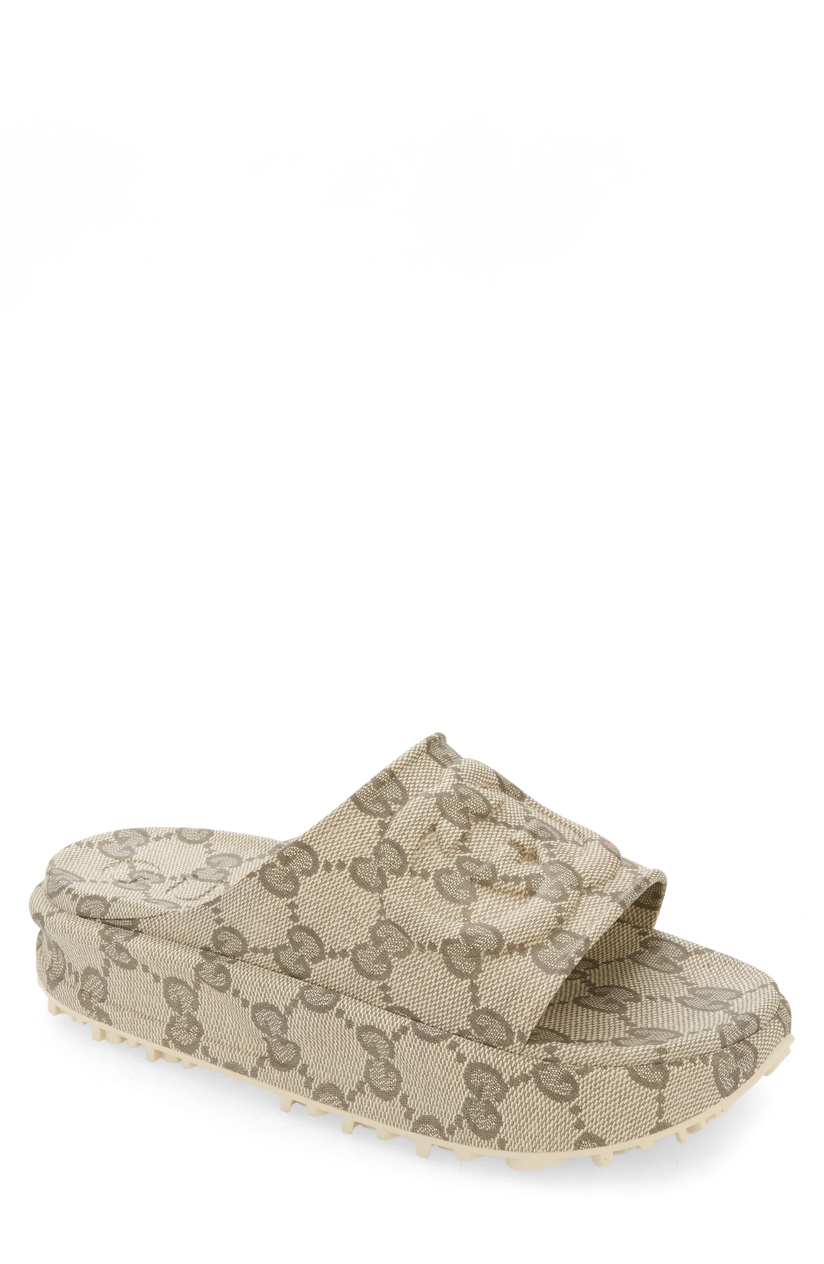Gucci Miami Platform Slide Sandal, Main, color, 