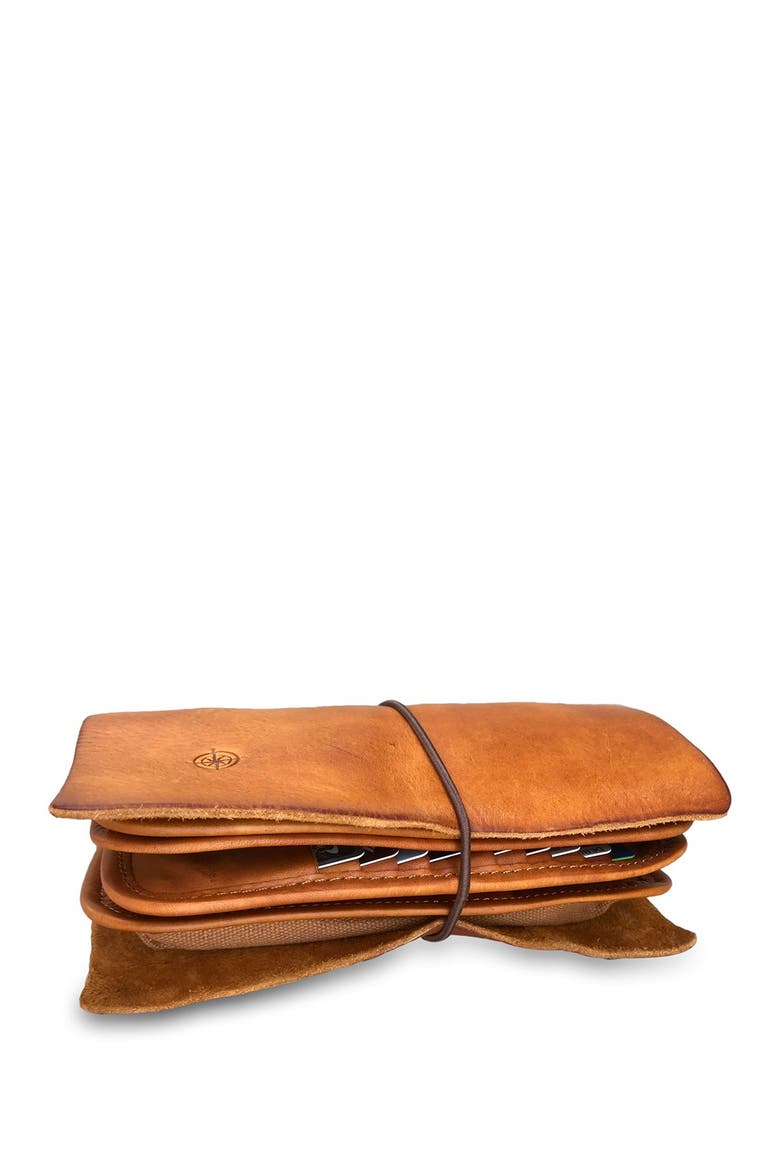 Nomad Leather Organizer, Alternate, color, CHESTNUT