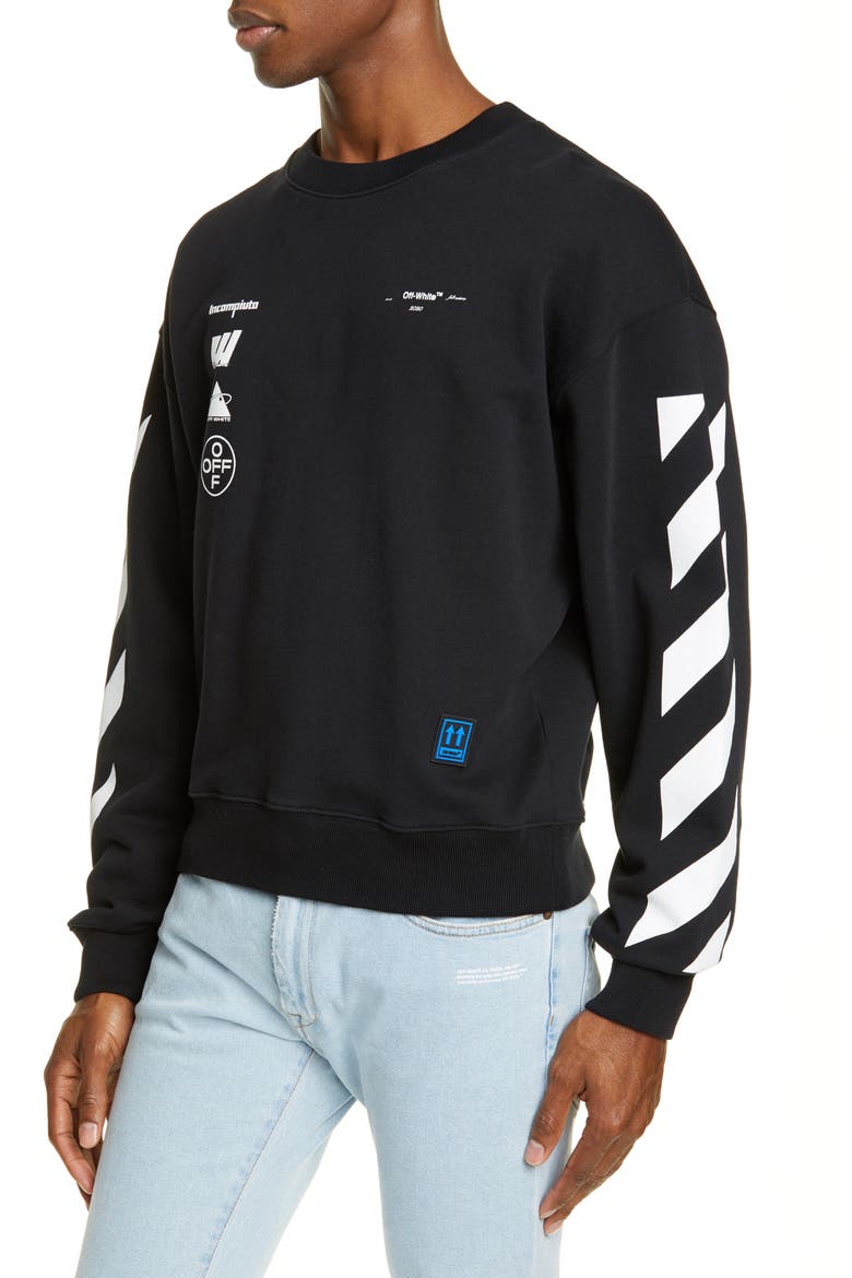 Mariana Graphic Sweatshirt, Alternate, color, BLACK MULTI