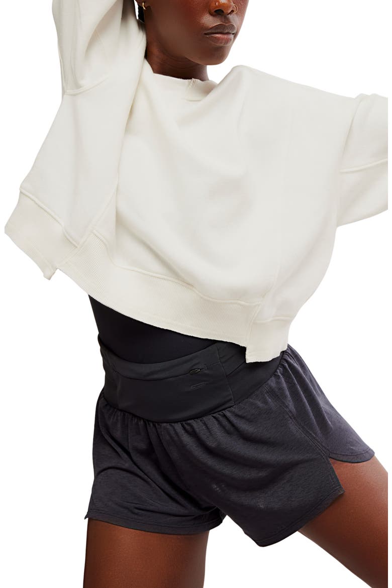 Light As Air Run Shorts, Alternate, color, BLACK