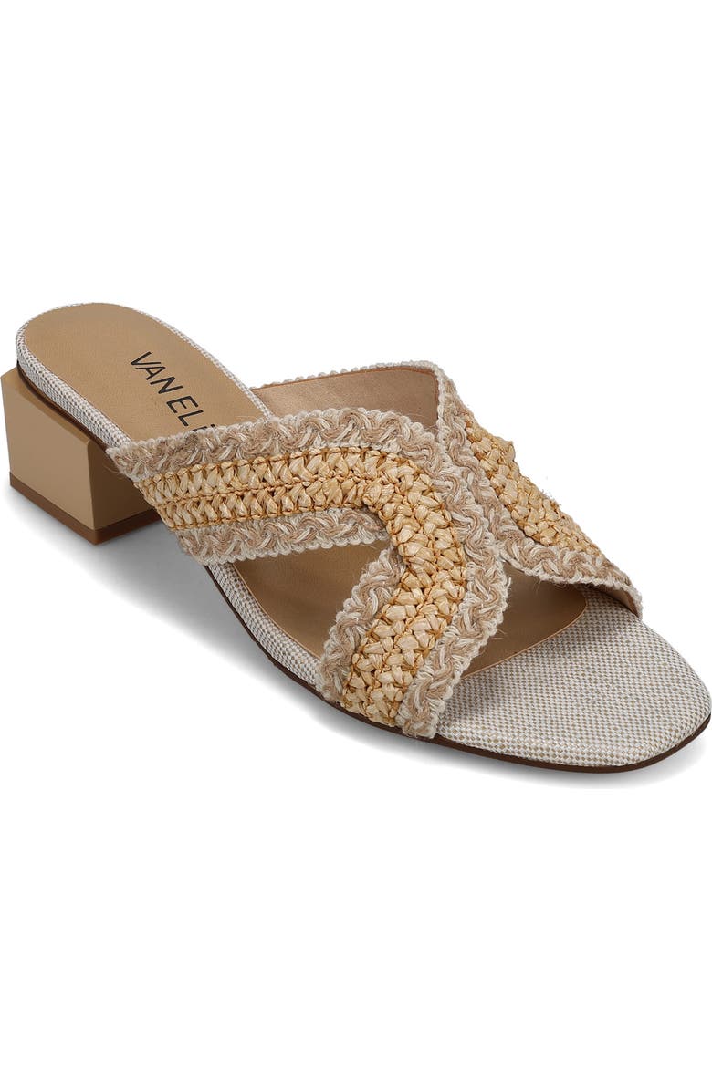 VANELi Cyndia Block Heel Sandal, Main, color, Cream