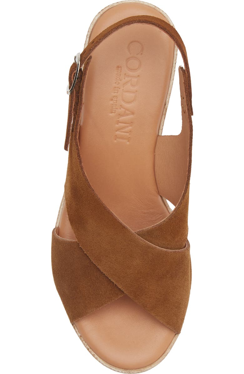 Cordani Marianne Slingback Platform Sandal, Alternate, color, Roble Suede