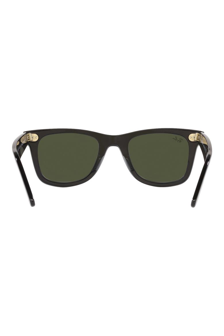 Wayfarer 50mm Square Sunglasses, Alternate, color, DARK GREEN