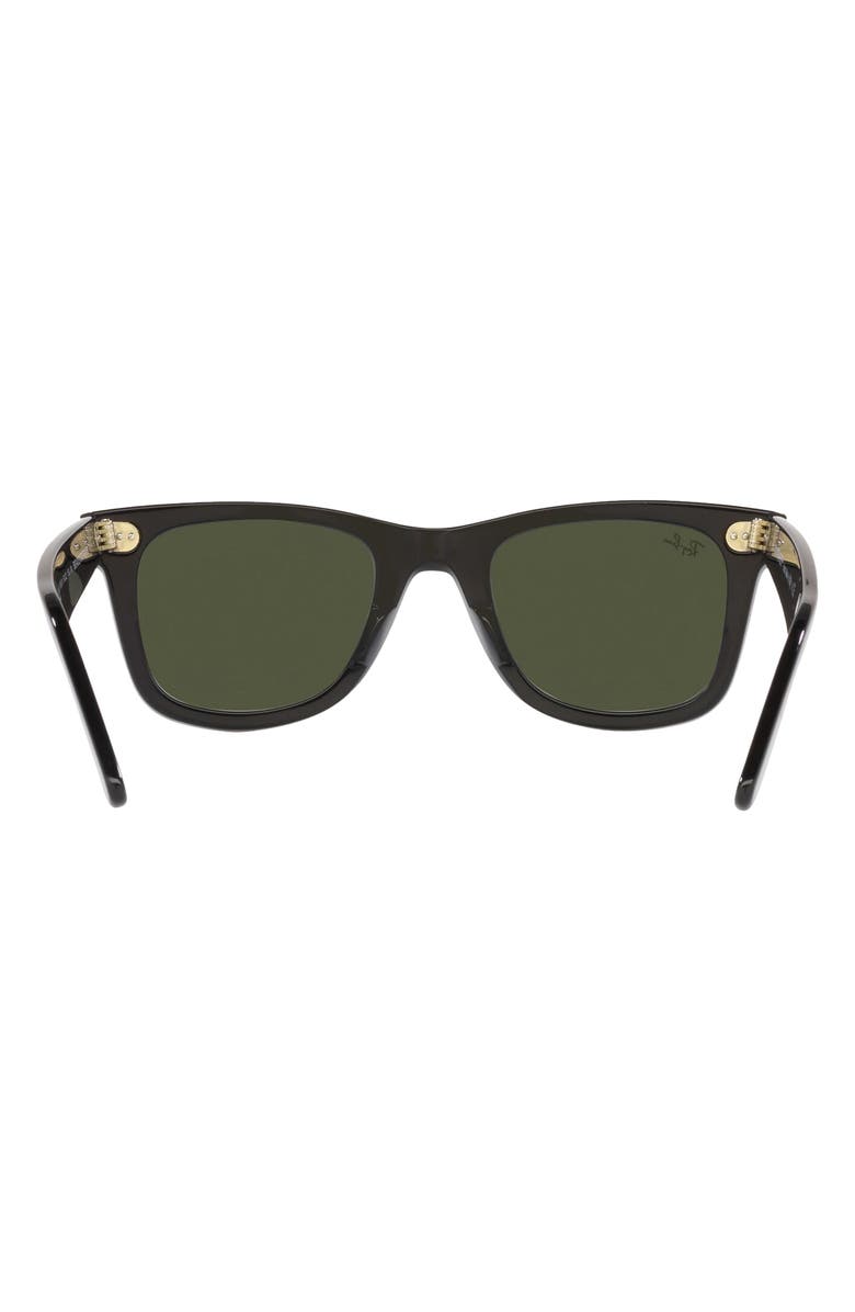 Ray-Ban Wayfarer 50mm Square Sunglasses, Alternate, color, Dark Green
