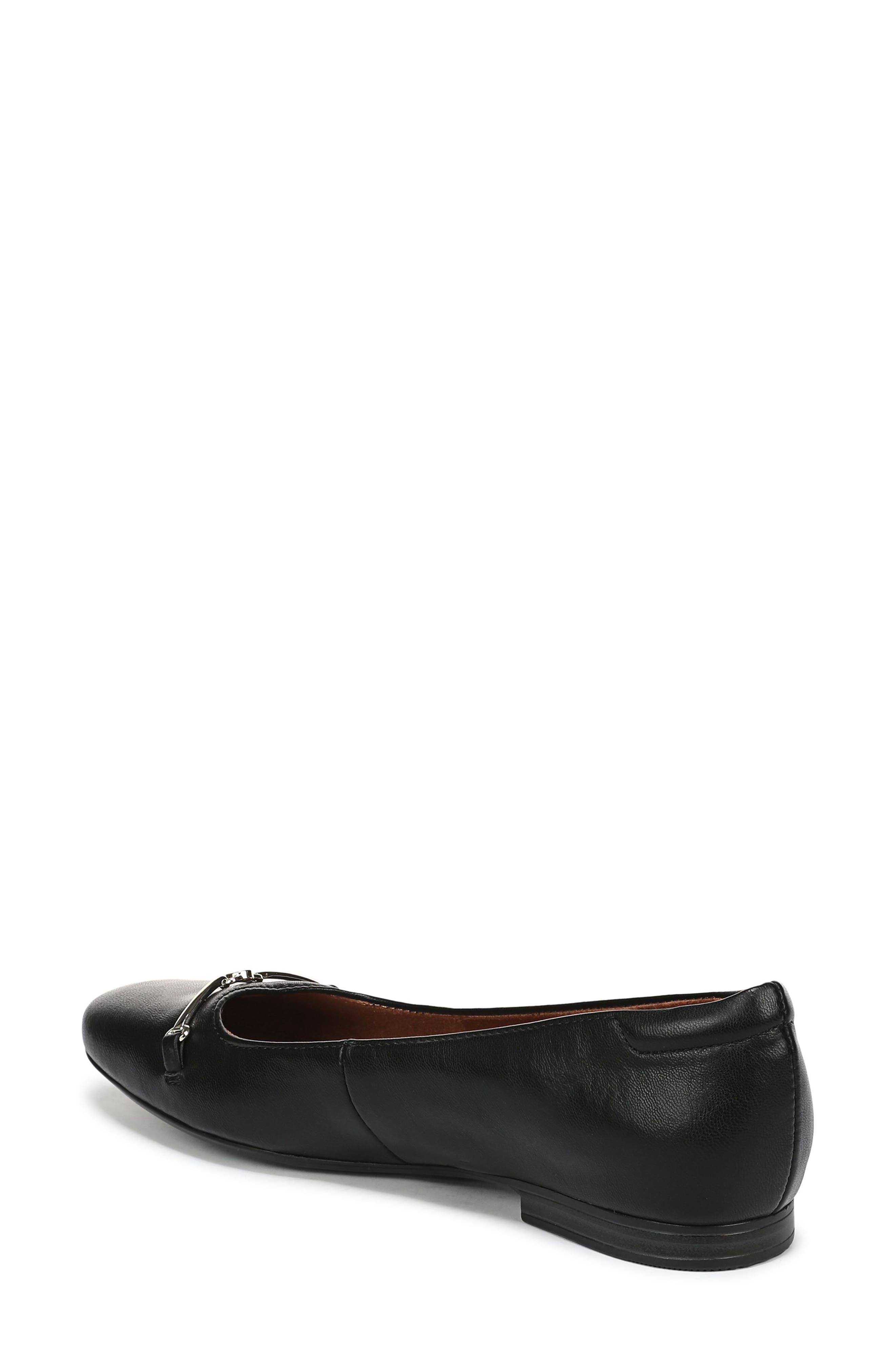 Kendall Flat, Alternate, color, BLACK FAUX LEATHER