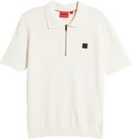 HUGO Sayfong Quarter Zip Sweater Polo