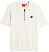 HUGO Sayfong Quarter Zip Sweater Polo