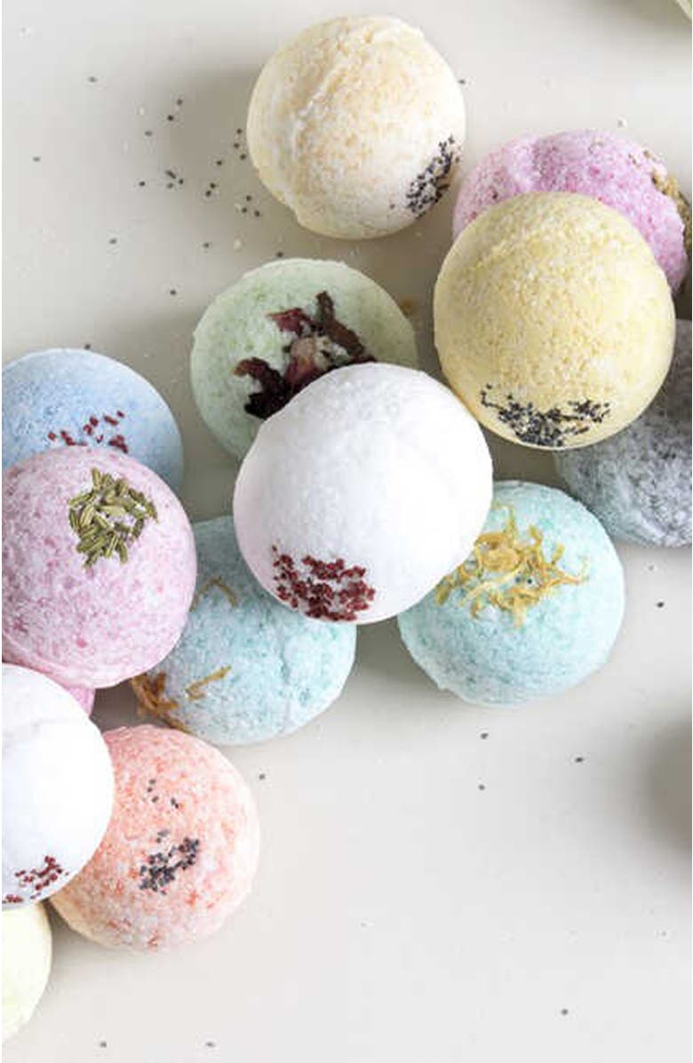 Lizush Natural Bath Bombs and Shower Steamers Gift Set, Alternate, color, No Name