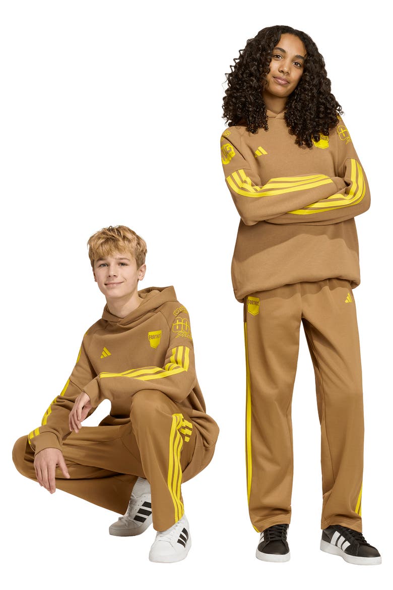 x Fortnite Kids' Track Pants, Alternate, color, BROWN DESERT/ YELLOW