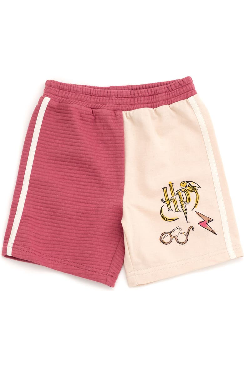 Hedwig 2-Piece Hooded Tee and Shorts Set, Alternate, color, Hedwig Oatmeal Rose