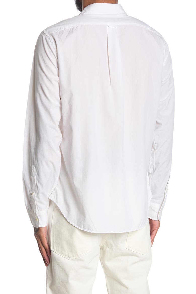 End on End School Regular Fit Button-Up Long Sleeve Shirt, Alternate, color, WHITE