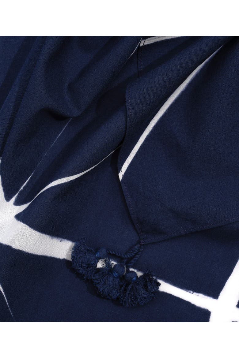 Shibori Sarong And Bag, Alternate, color, Indigo
