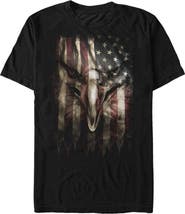 Lost Gods Men's Lost Gods Heroic American Eagle  Graphic T-Shirt