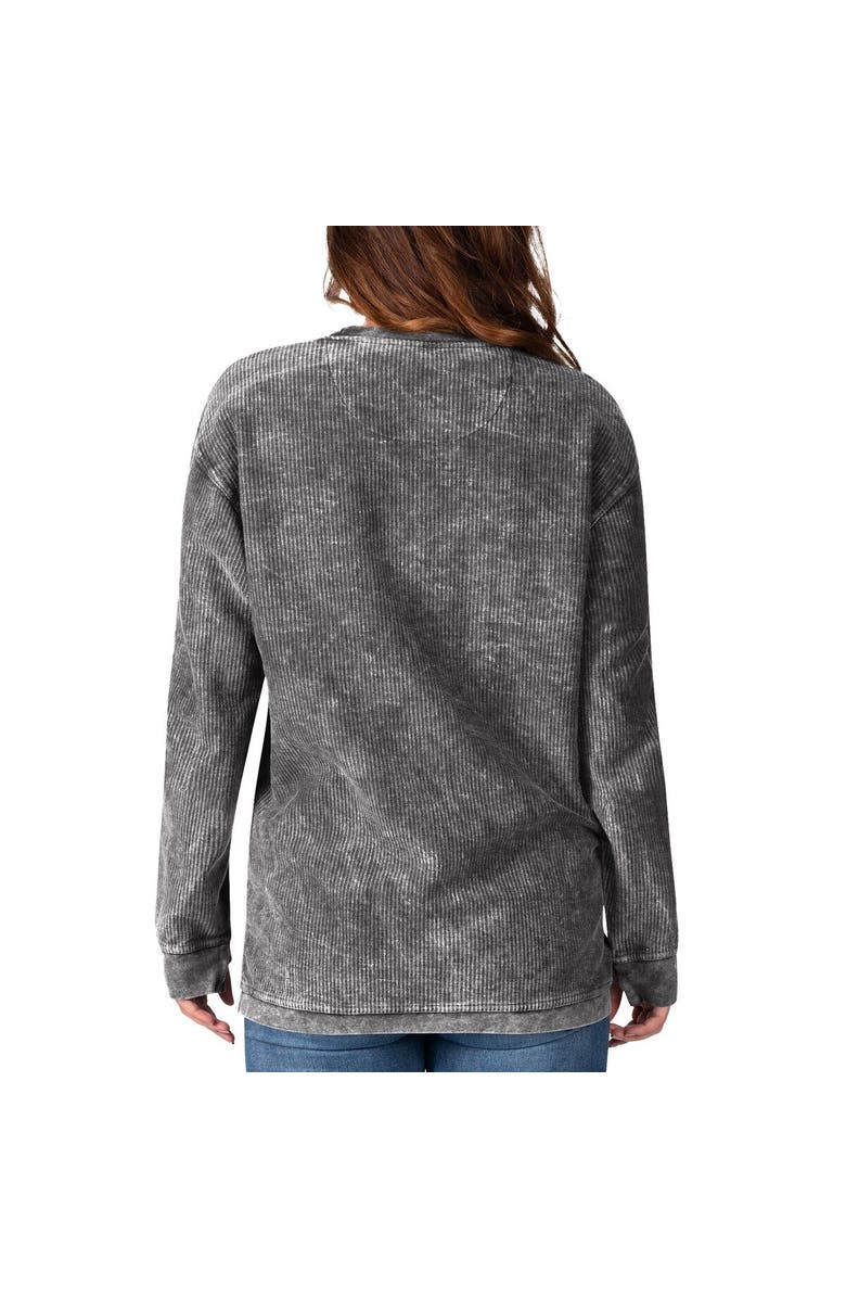 G-III 4HER BY CARL BANKS Women's G-III 4Her by Carl Banks Black Las Vegas Raiders Comfy Cord Pullover Sweatshirt, Alternate, color, Black