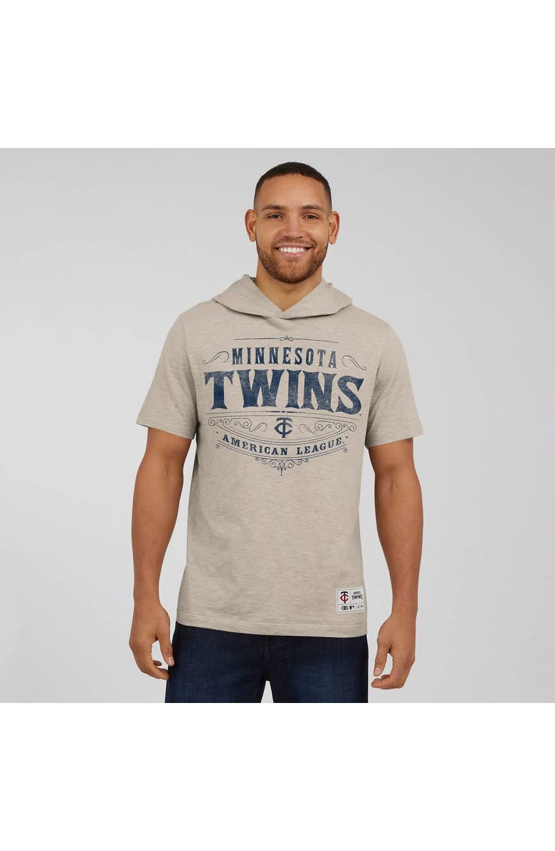 Darius Rucker Collection by Fanatics Men's Darius Rucker Collection by Fanatics  Tan Minnesota Twins Hooded T-Shirt, Alternate, color, Tan