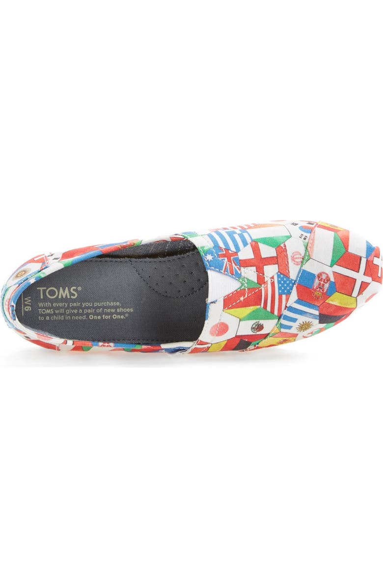 TOMS 'Classic - World Cup' Slip-On, Alternate, color,