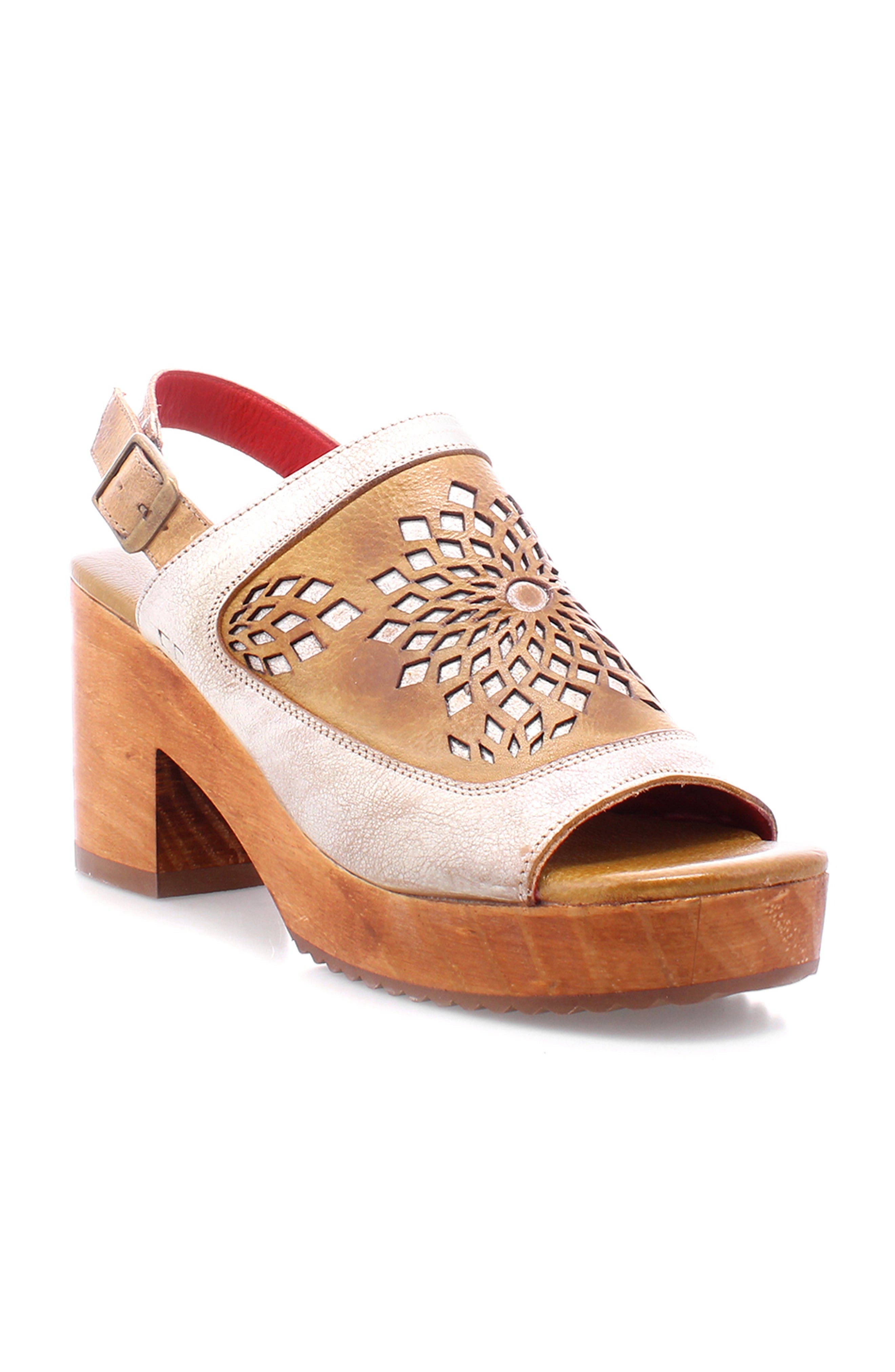 Bed Stu Jinkie Wood Heel, Main, color, Nectar Lux Cashew Rustic