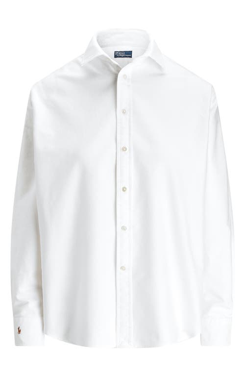 Polo Ralph Lauren Relaxed Fit Cotton Oxford Button-up Shirt In White