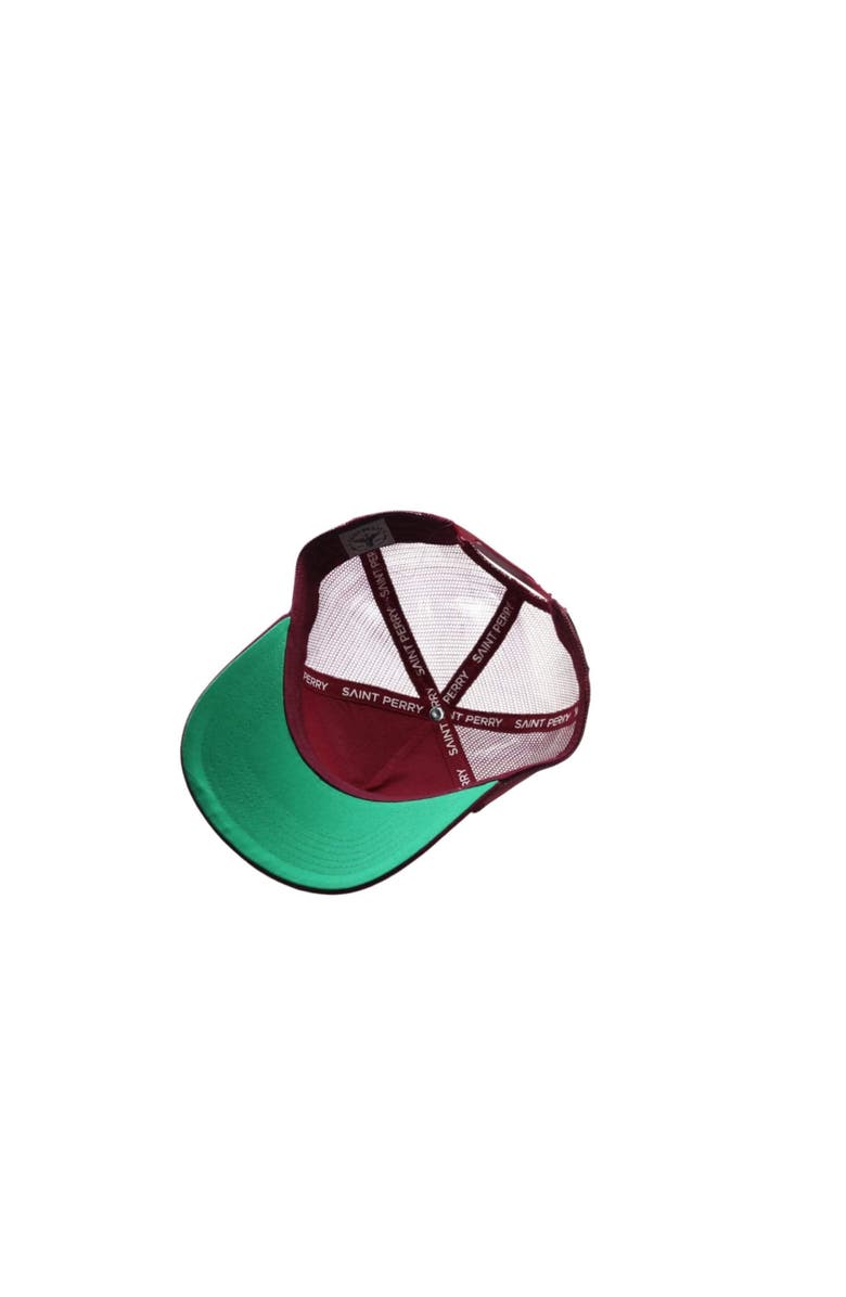 SAINT PERRY Monte Carlo Resort Trucker Hat, Alternate, color, Red