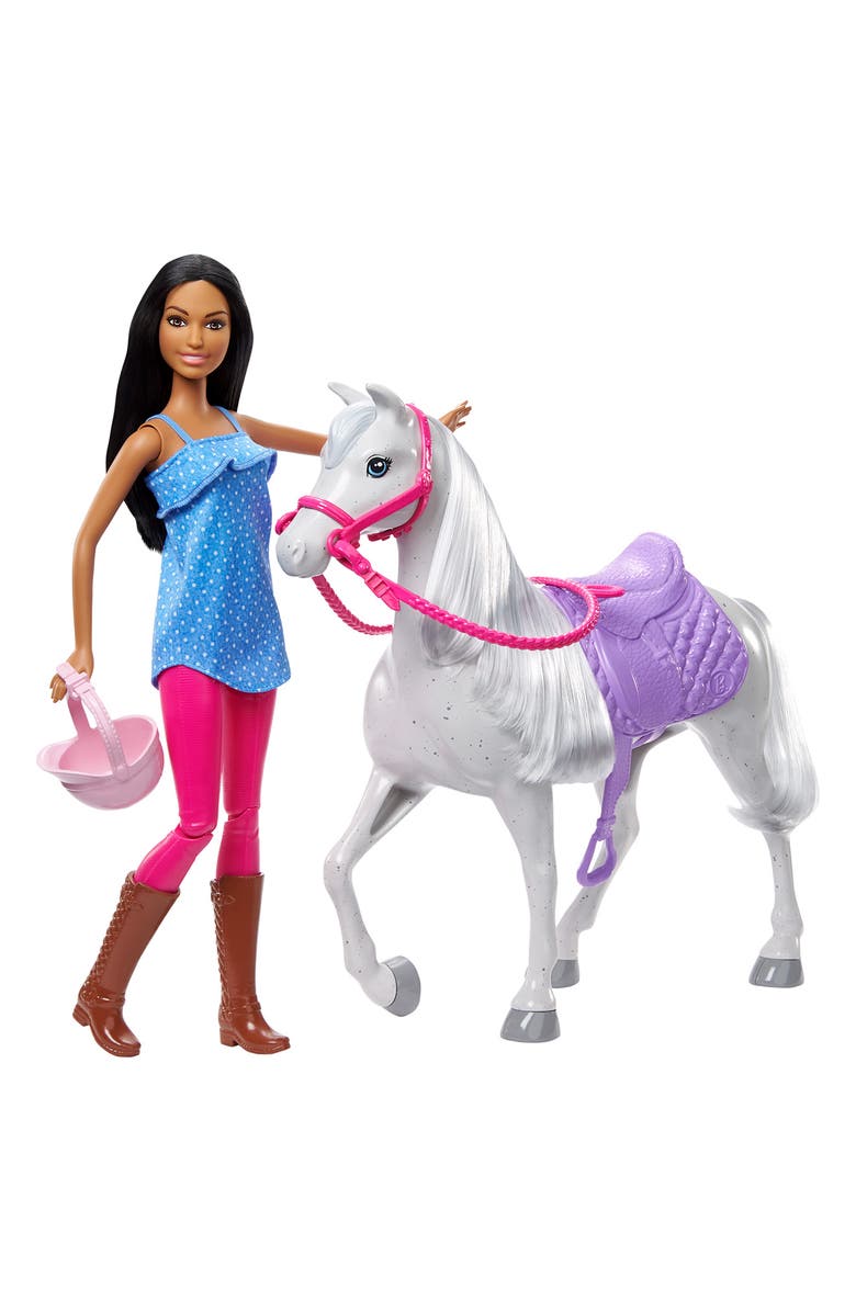 Mattel Barbie<sup>®</sup> Doll and Horse Doll Set, Main, color, 