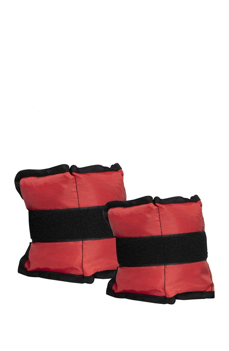 MIND READER 2 lb Adjustable Ankle & Wrist Weights - Set of 2, Main, color, 