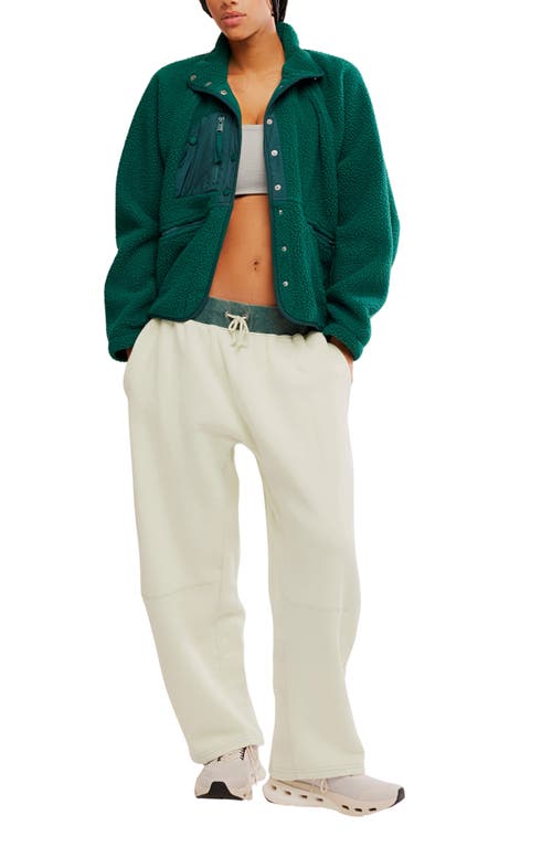 Free People You Wish Tie Waist Sweatpants In White