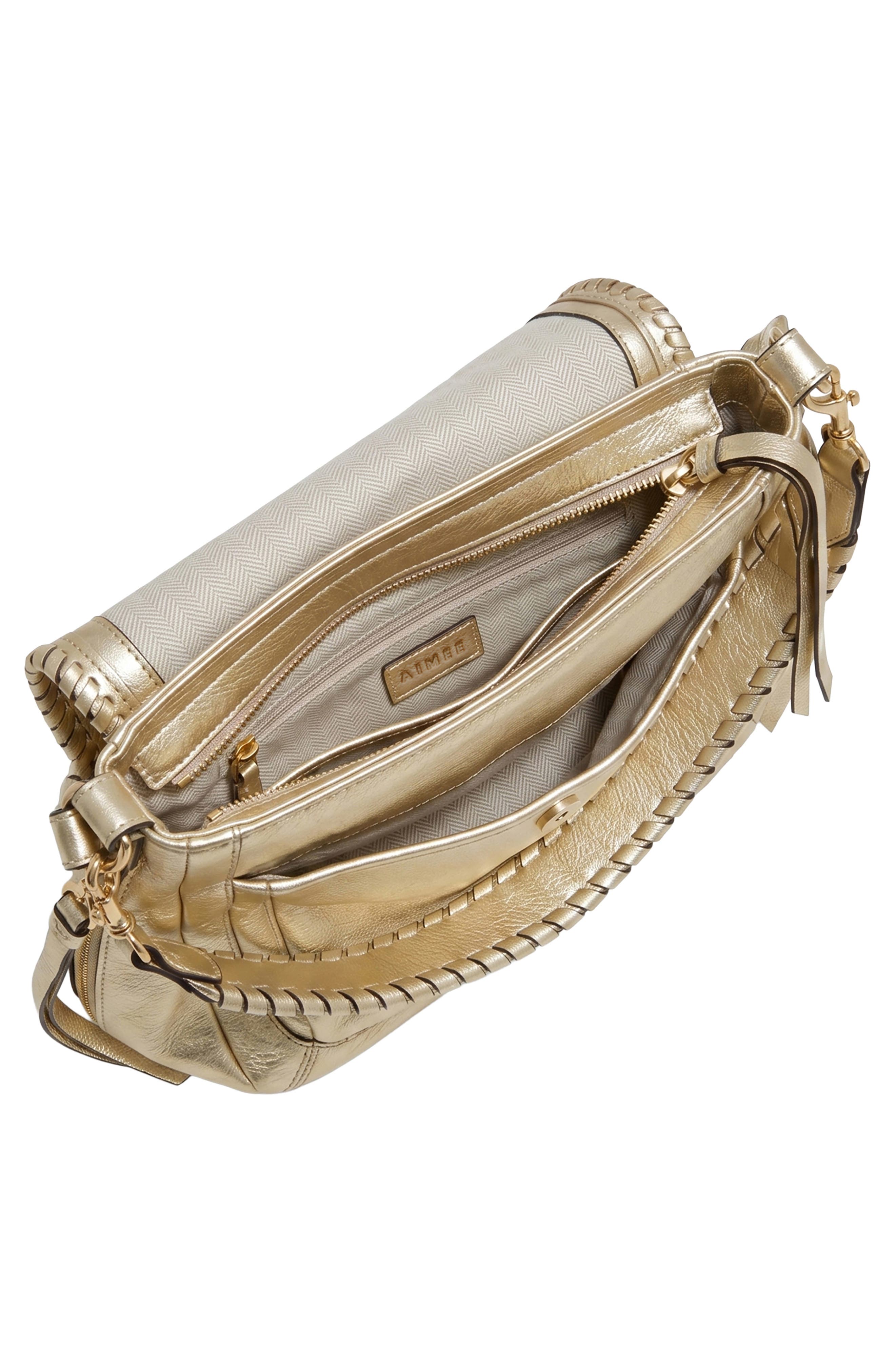 All for Love Convertible Leather Shoulder Bag, Alternate, color, WARM CHAMPAGNE
