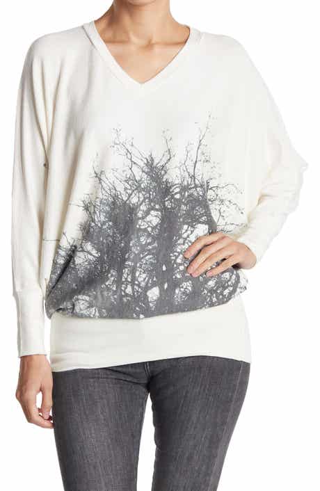 GO COUTURE Dolman Sleeve Tunic Sweater