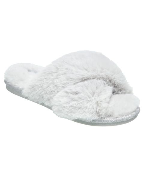 X-Band Faux Fur Slipper