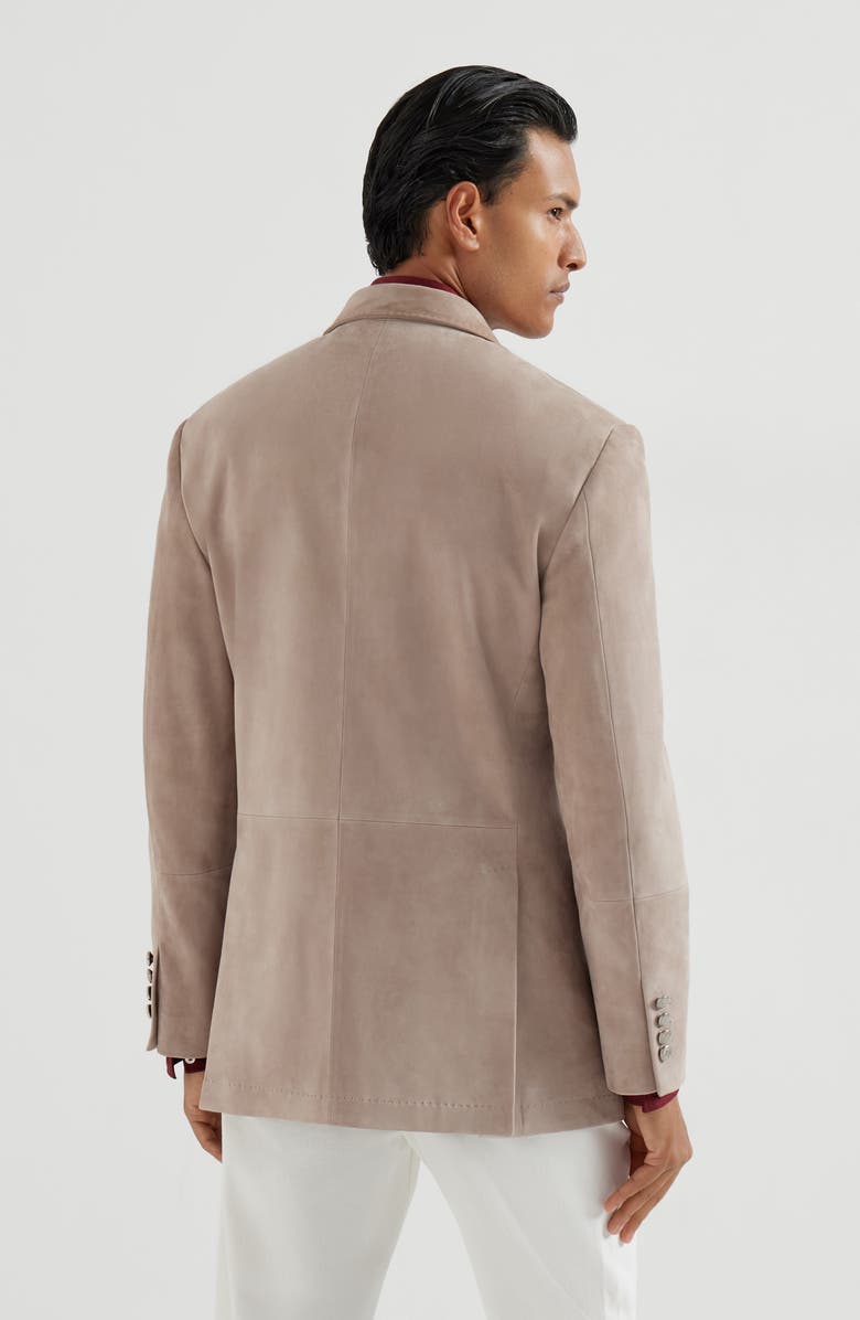 Brunello Cucinelli Suede blazer, Alternate, color, Yuta