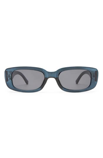 Aire Ceres 51mm Rectangular Sunglasses In Blue
