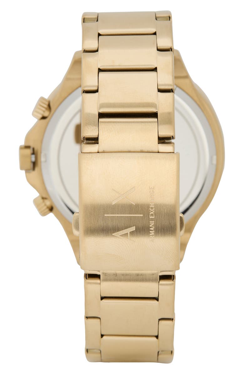 AX Armani Exchange Men's Chronograph Bracelet Watch, Alternate, color, Gold/ Gold