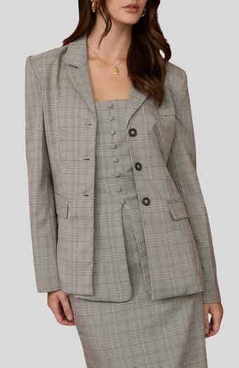 Blu Pepper Plaid Blazer